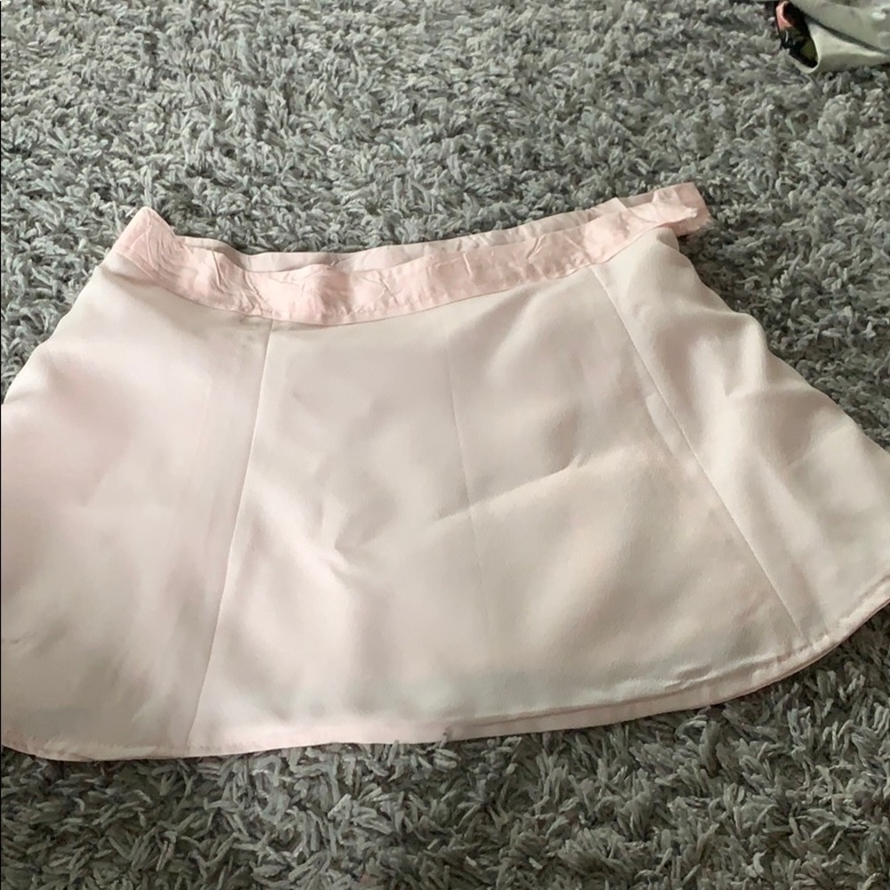 Baby pink Y2K mini skirt